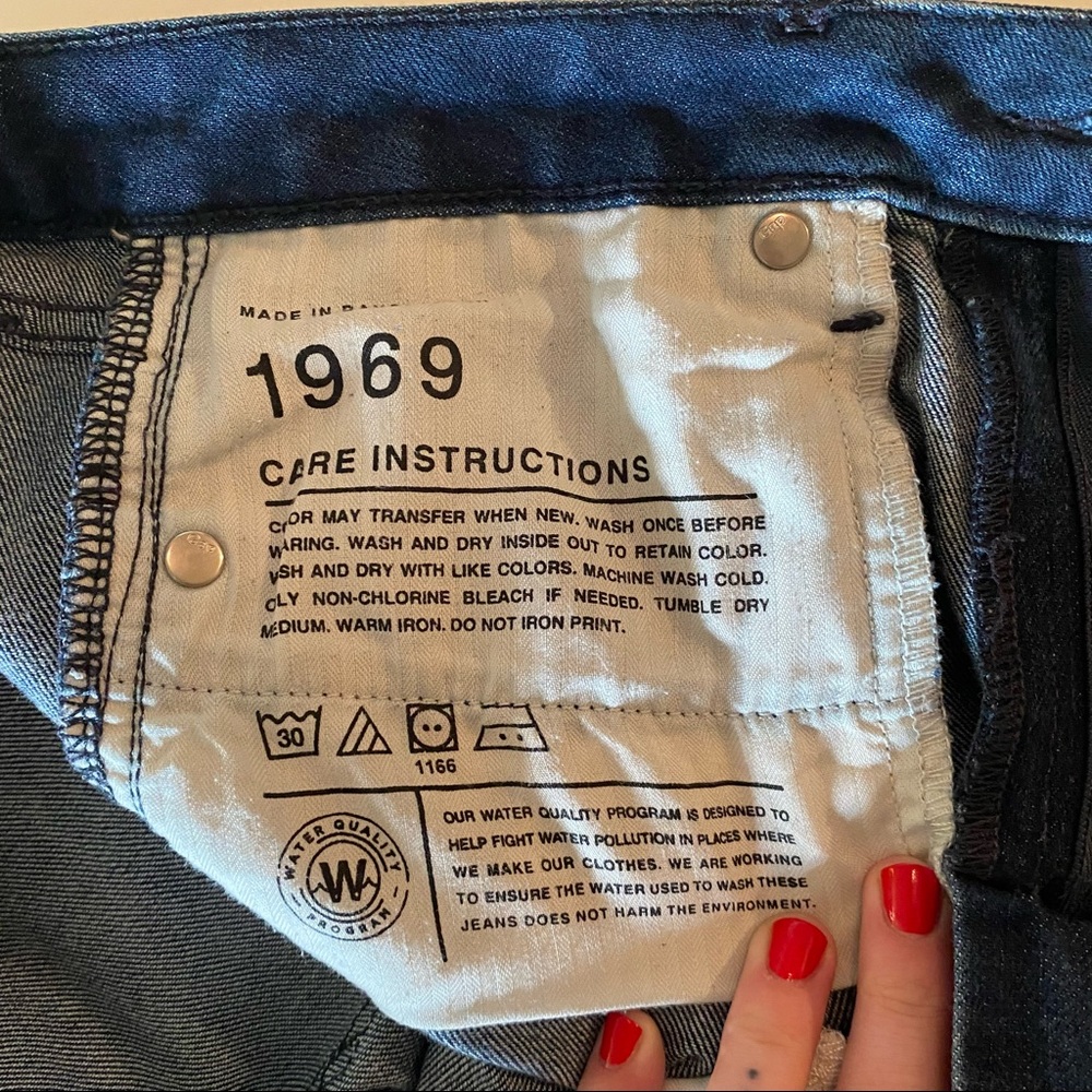 🎉HP!!🎉GAP HIGH RISE SKINNY Dark Wash Jean - Picture 7 of 10